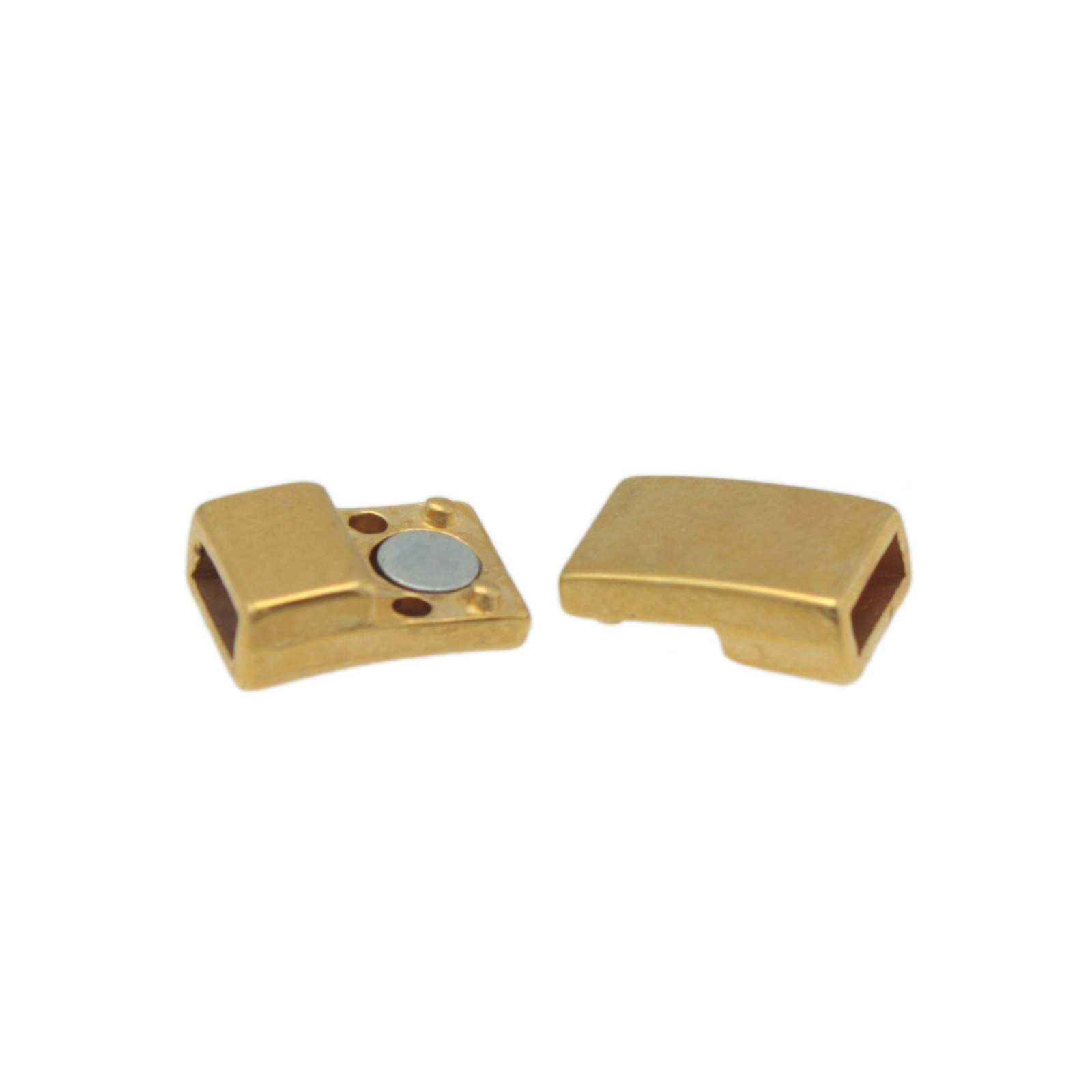 gold plated magnetic clasp 17x8mm (width 5mm) | 1pc