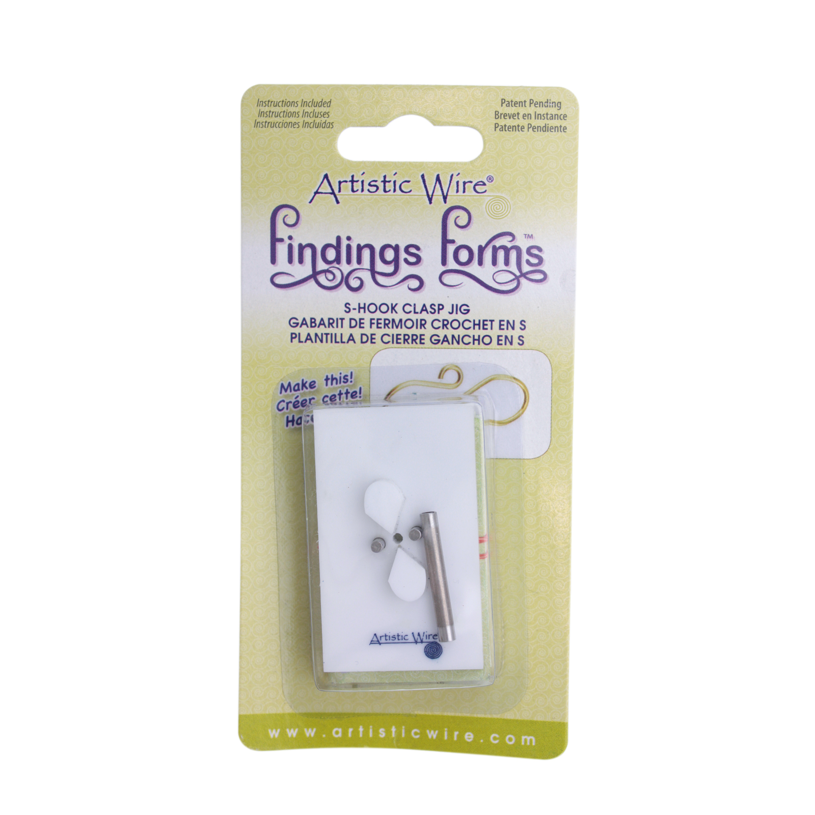 findings forms artistic wire - s-hook clasp jig | 1pc