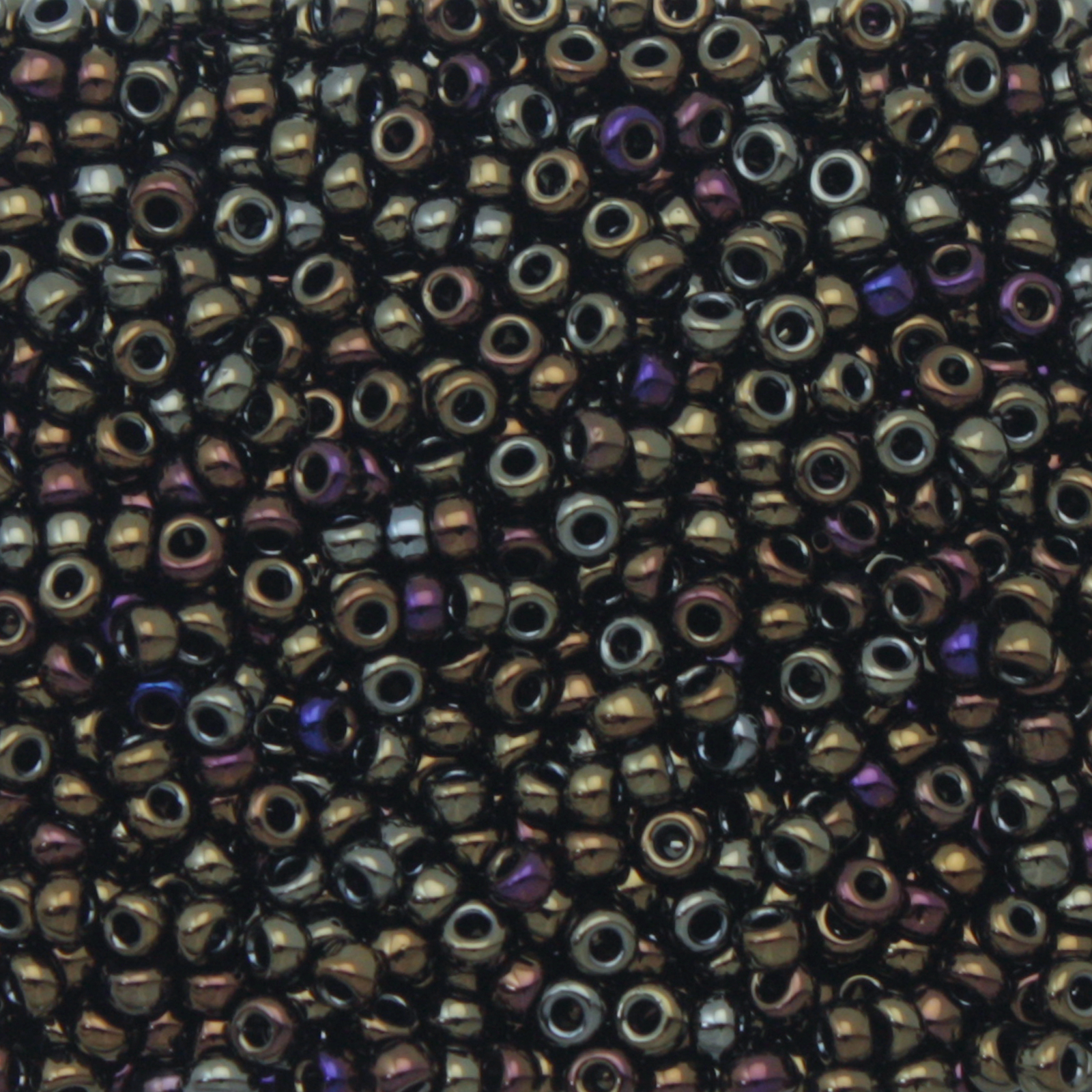 miyuki rocailles 11/0 - metallic iris brown (458) | 10gr