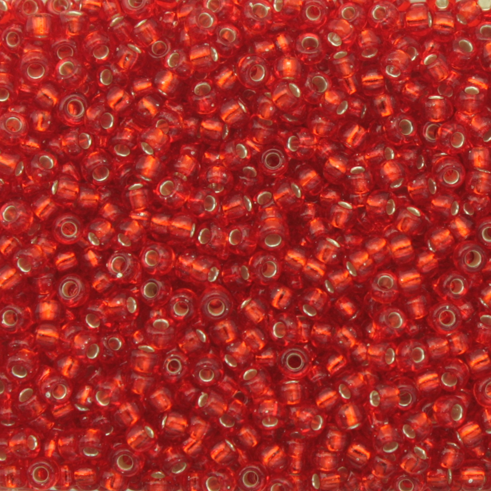 miyuki rocailles 11/0 - silver-lined flame red (10) | 10gr