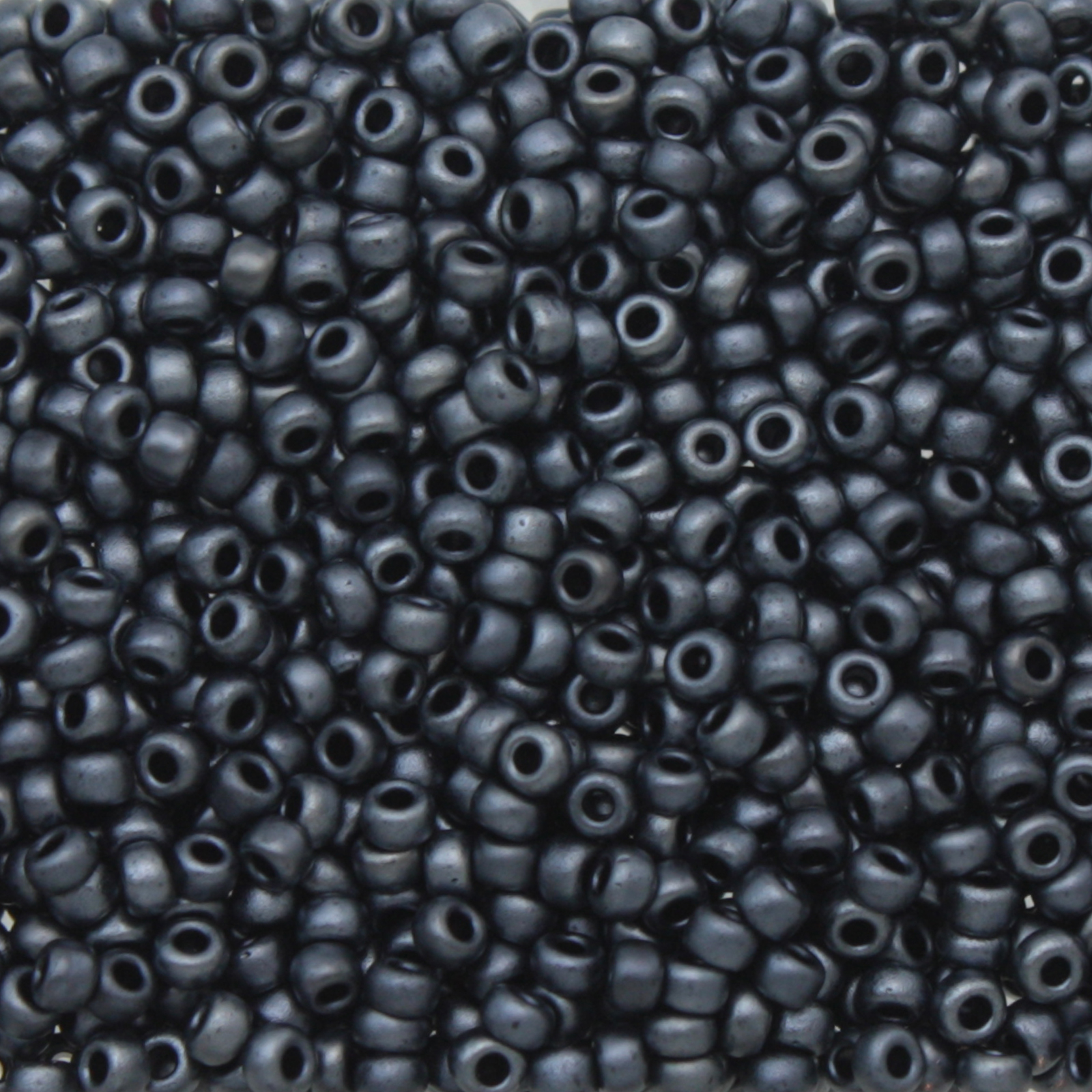 miyuki rocailles 11/0 - matte metallic gunmetal (2011) | 10gr