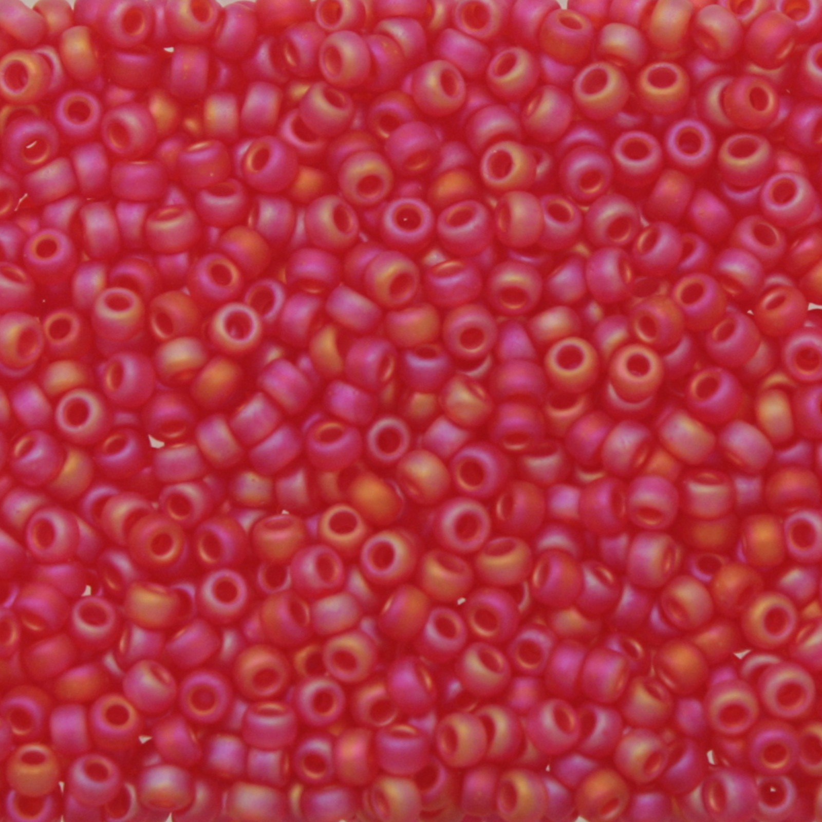 miyuki rocailles 11/0 - matte light red ab (140fr) | 10gr