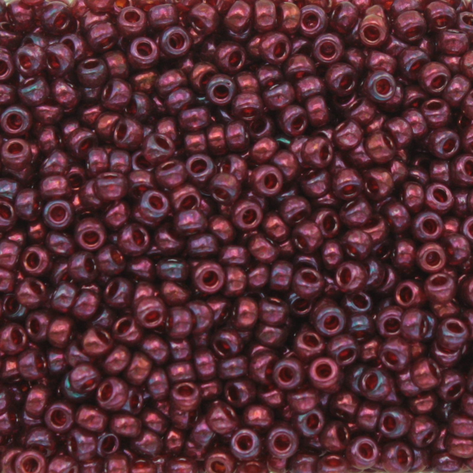 miyuki rocailles 11/0 - cranberry gold luster (313) | 10gr