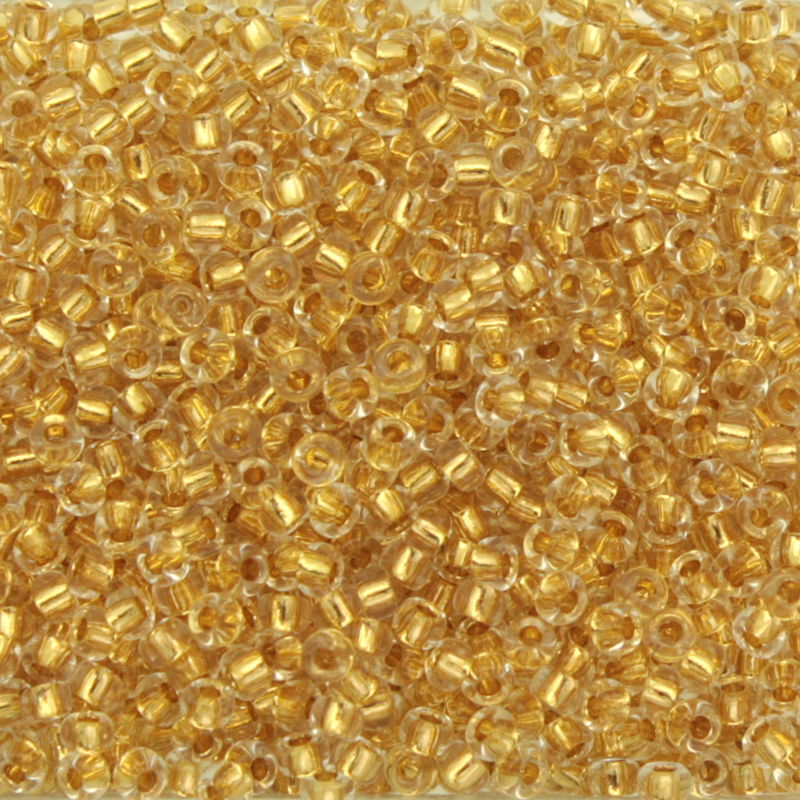 miyuki rocailles 11/0 - 24k gold lined crystal (195) | 5gr