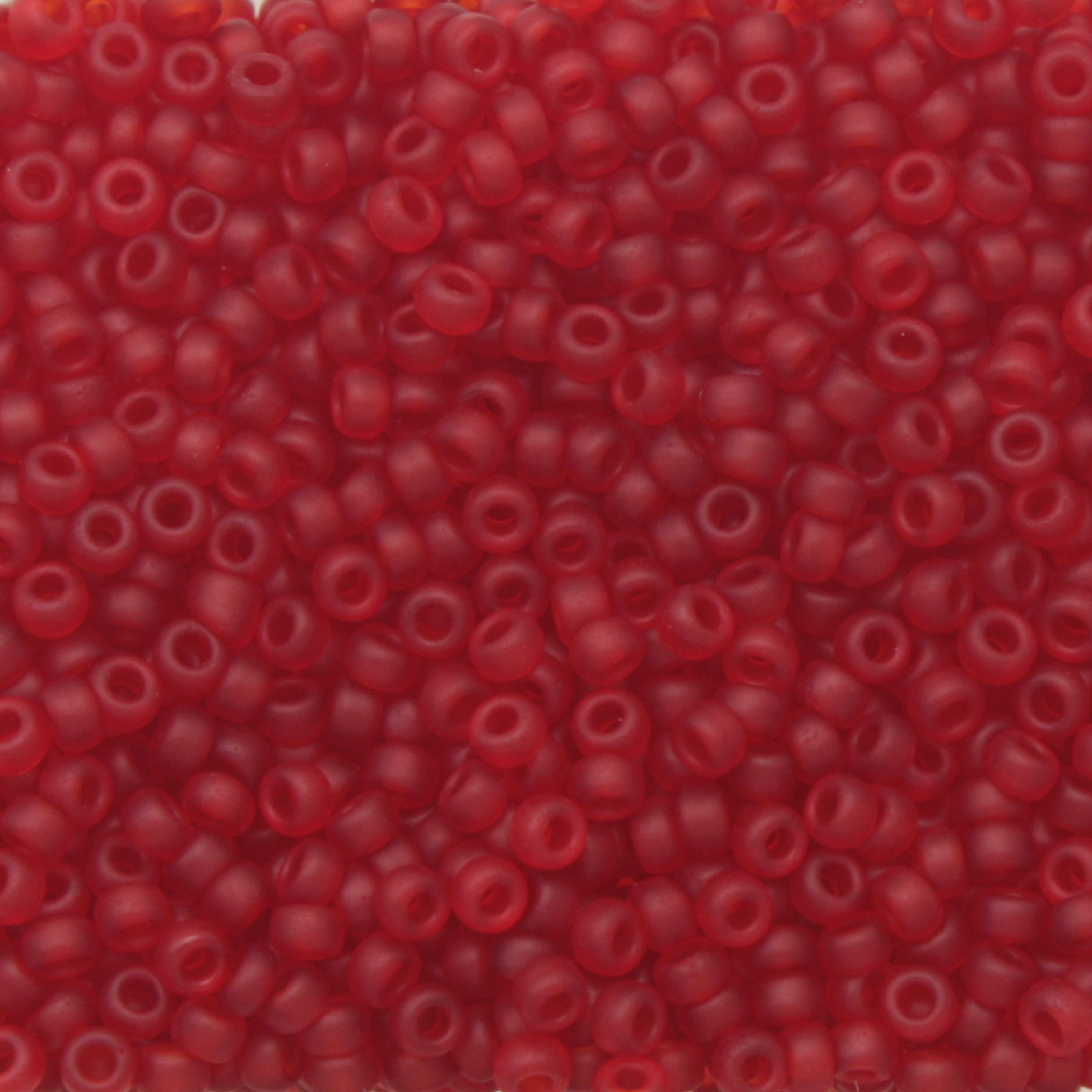 miyuki rocailles 11/0 - matte transparent red (141f) | 10gr