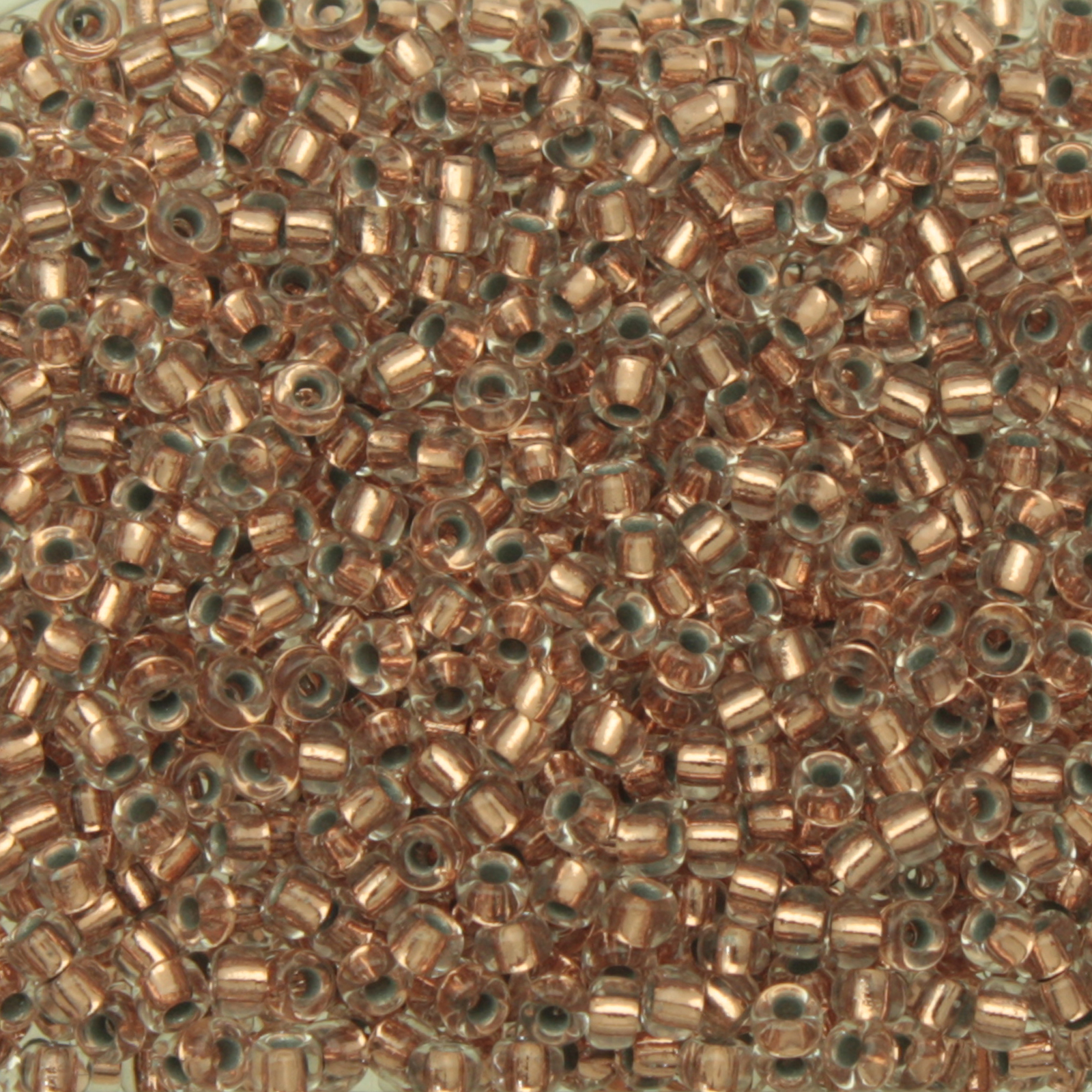 miyuki rocailles 11/0 - color-lined copper/crystal (197) | 10gr