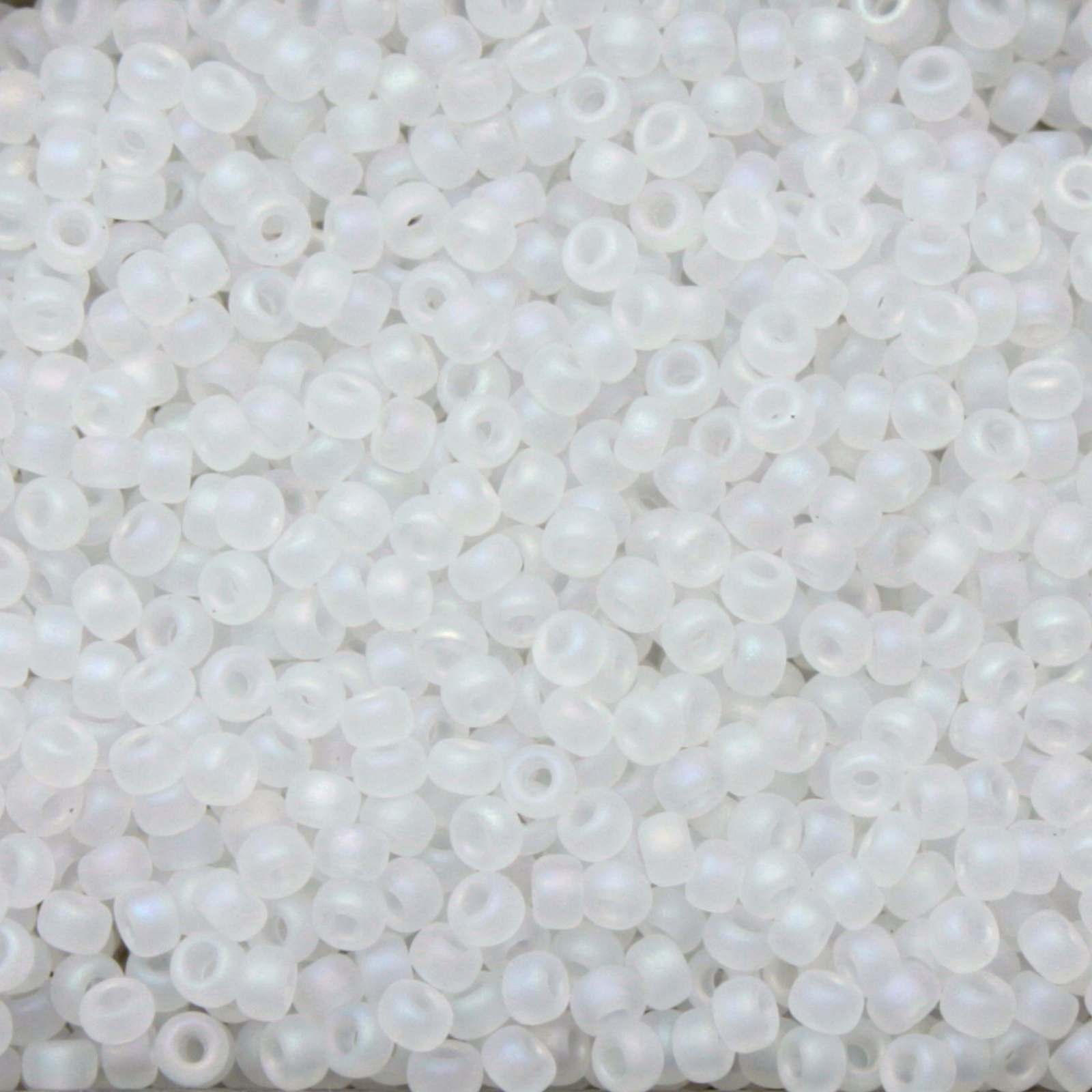 miyuki rocailles 11/0 - matte crystal ab (131fr) | 10gr