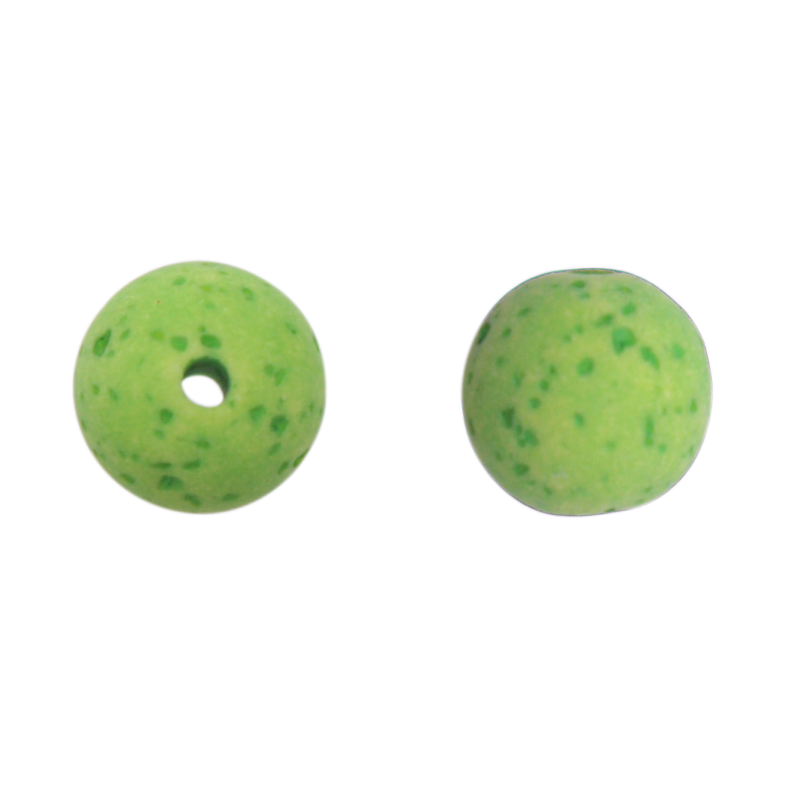 green magma resin smooth round 10mm | 10pc