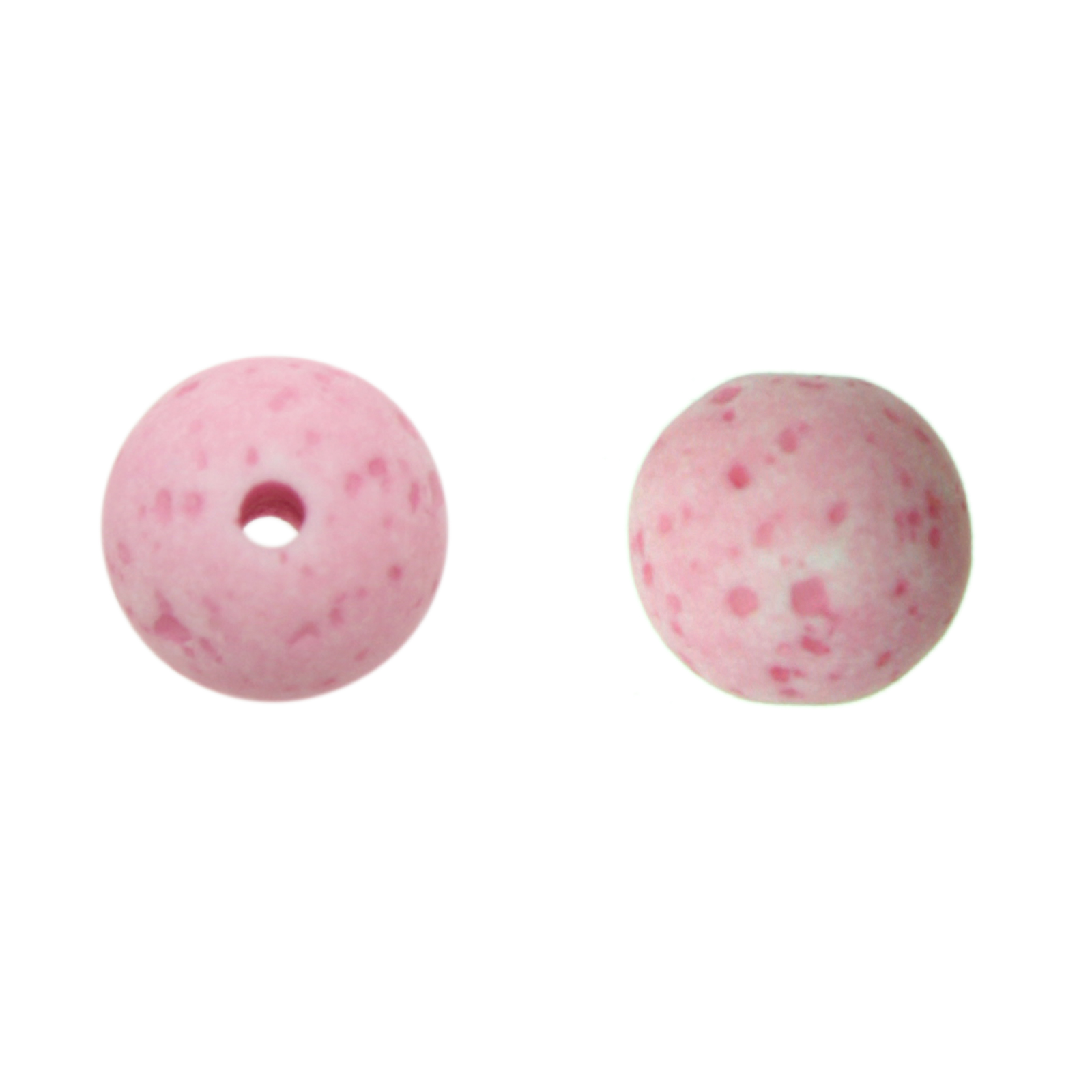 pink magma resin smooth round 10mm | 10pc