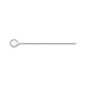 sterling silver eyepin 19mm - wire 0,51mm | 20pc