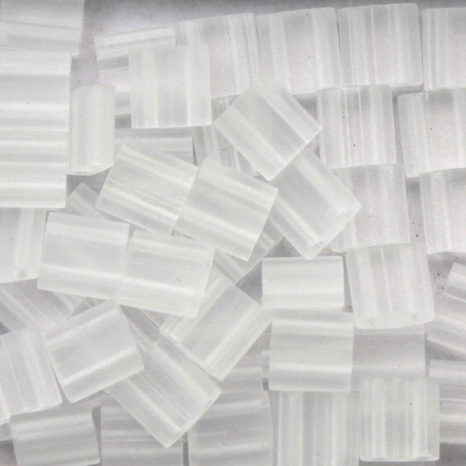 miyuki tila beads - matte transparent crystal 5mm | 5gr