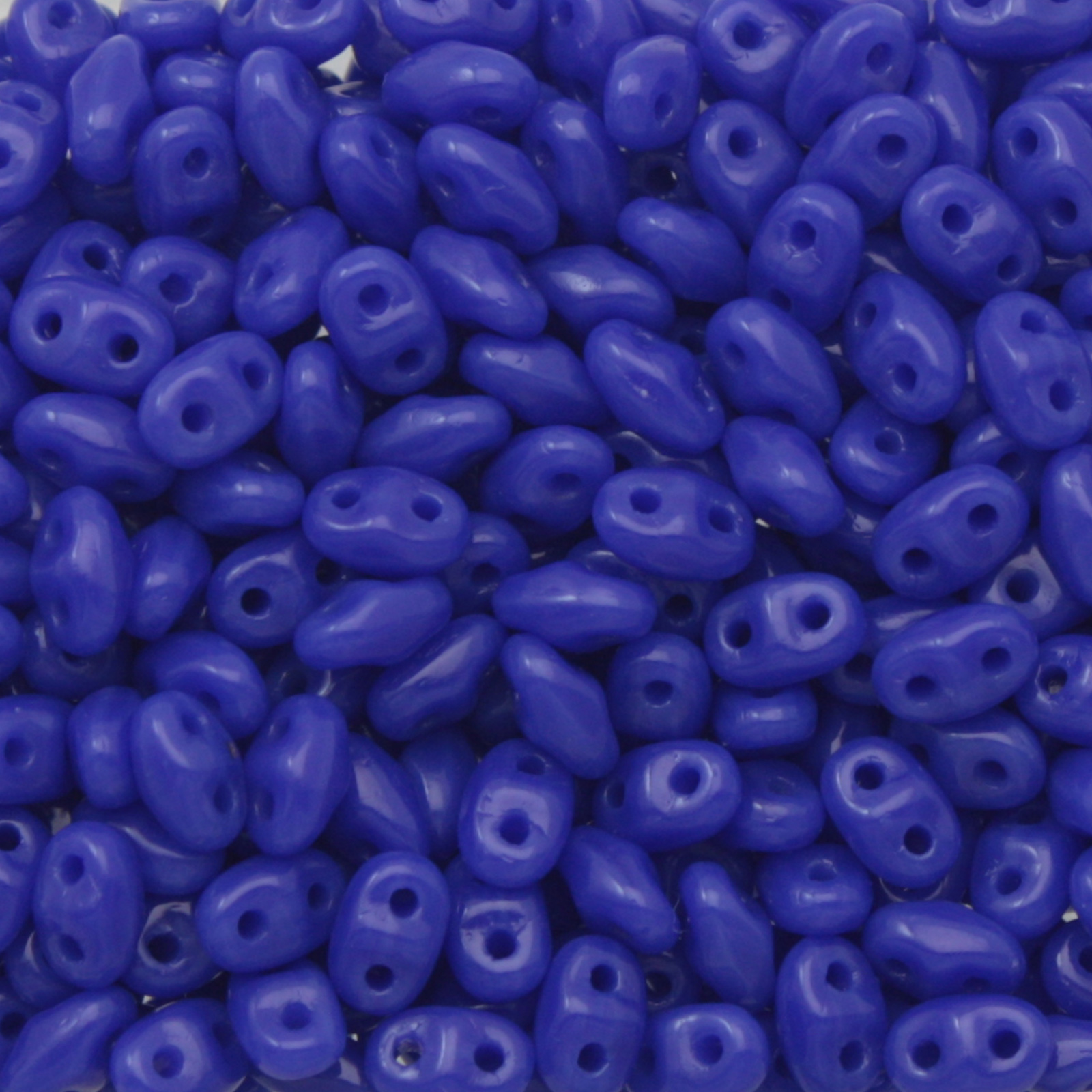miniduo seed beads 4x2mm - opaque blue | 10gr