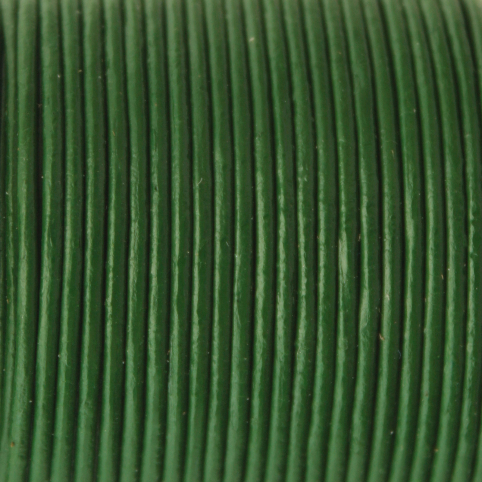 forest green leather cord - diameter 1mm | 4mt