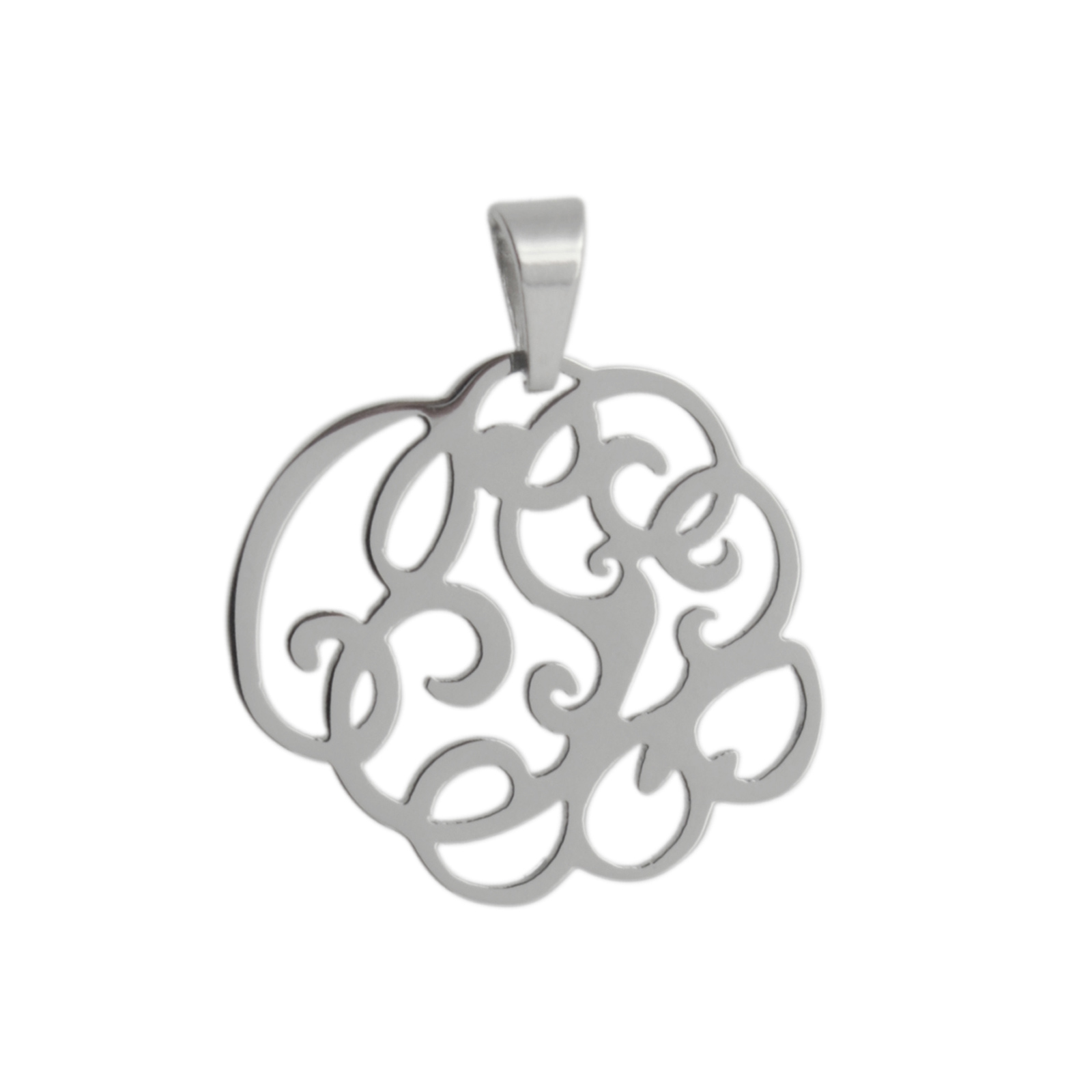 stainless steel ornament charm 20mm | 1pc