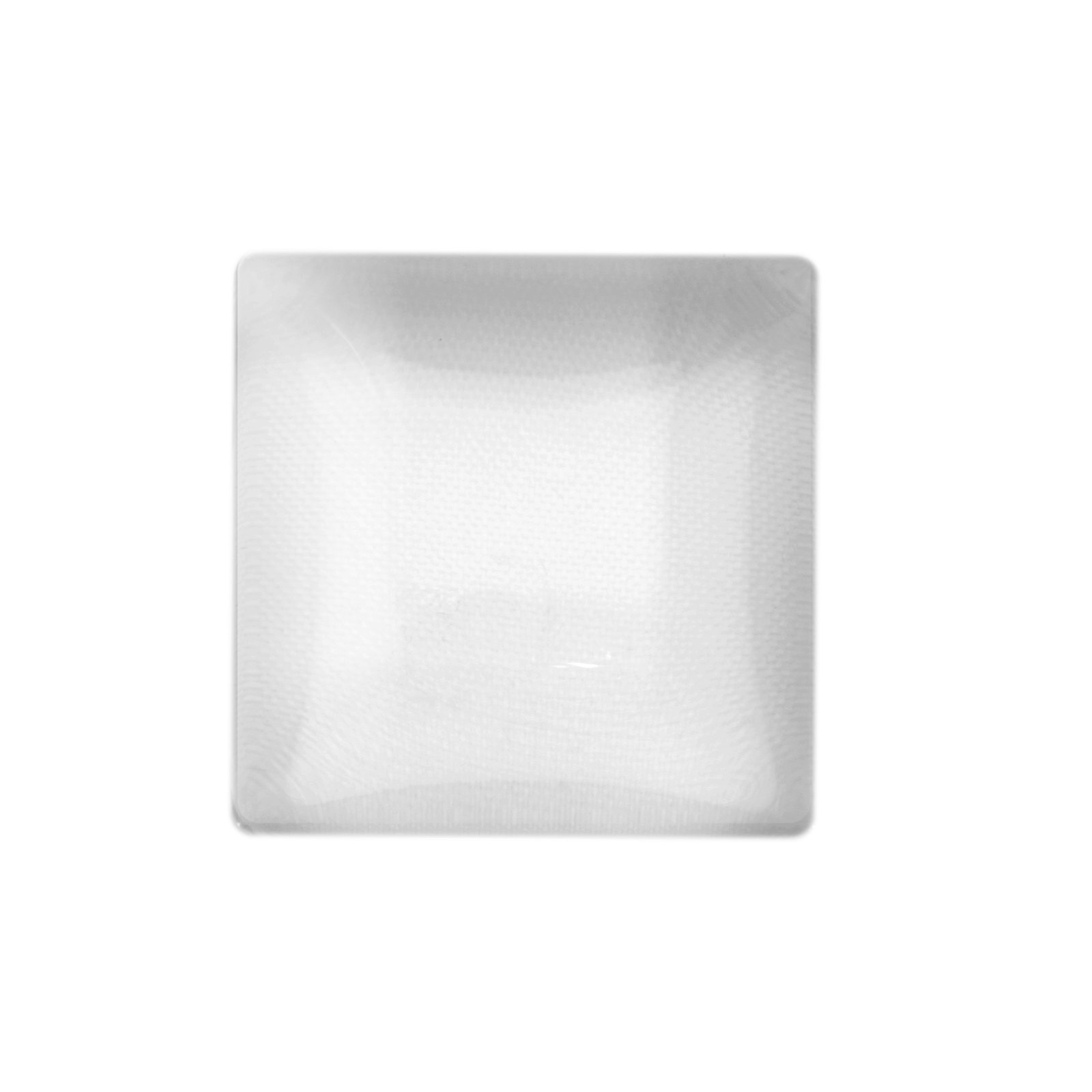 glas cabochon clear quadrat 25mm | 6st