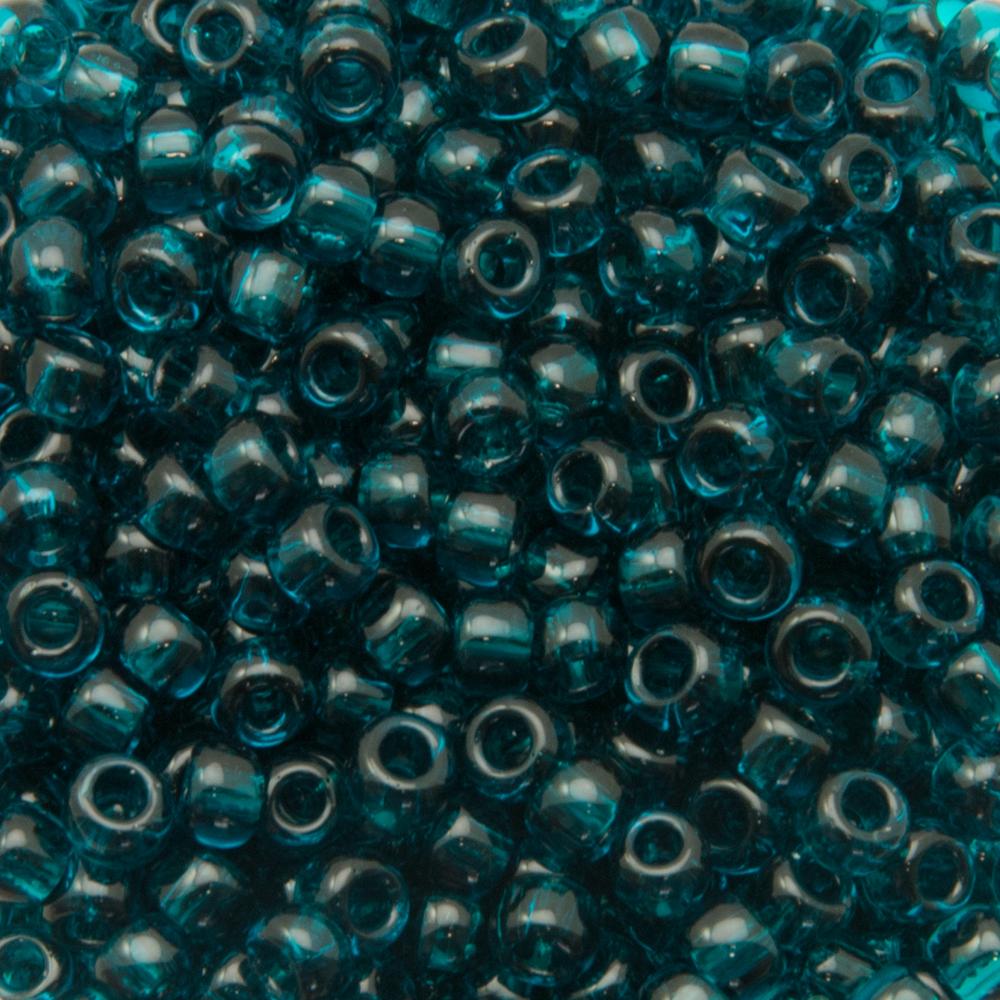 rocaille toho seed beads 6/0 - transparent capri blue (7bd) | 10gr