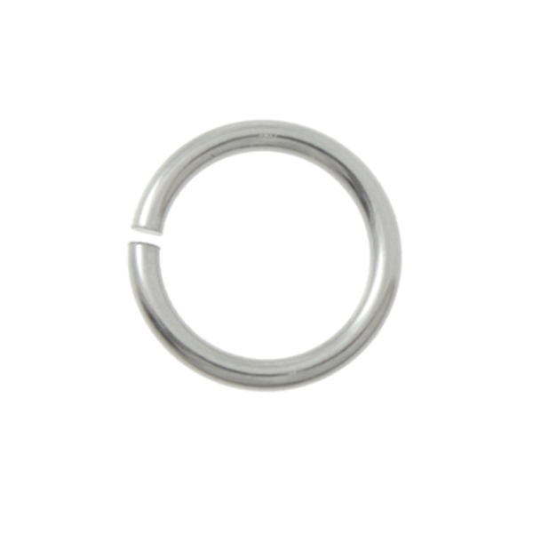 stainless steel open jump ring 10mm - wire 1,2mm | 50pc