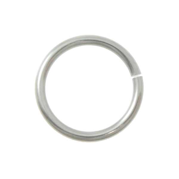 stainless steel open jump ring 12mm - wire 1,2mm | 50pc