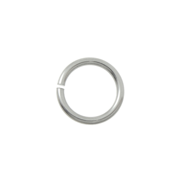 stainless steel open jump ring 5mm - wire 0,6mm | 250pc