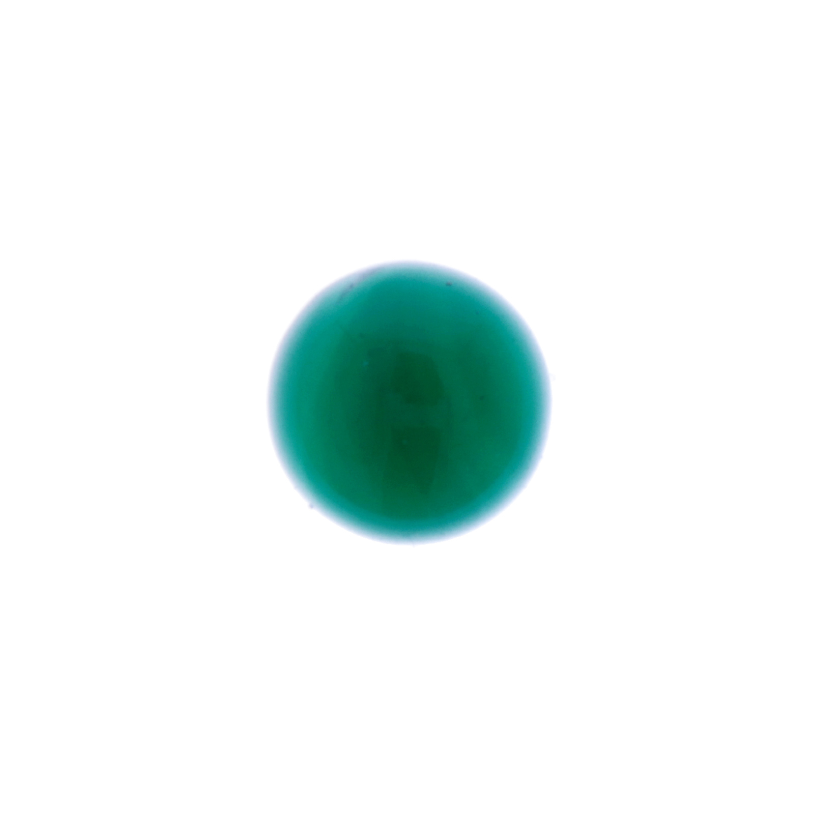 green onyx cabochon smooth round 10mm | 2pc