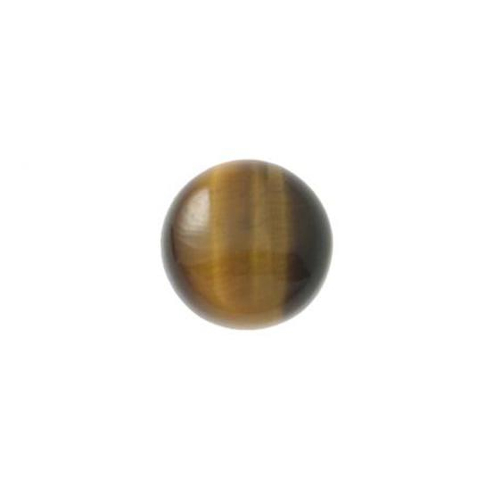 brown tiger's eye cabochon smooth round 10mm | 2pc