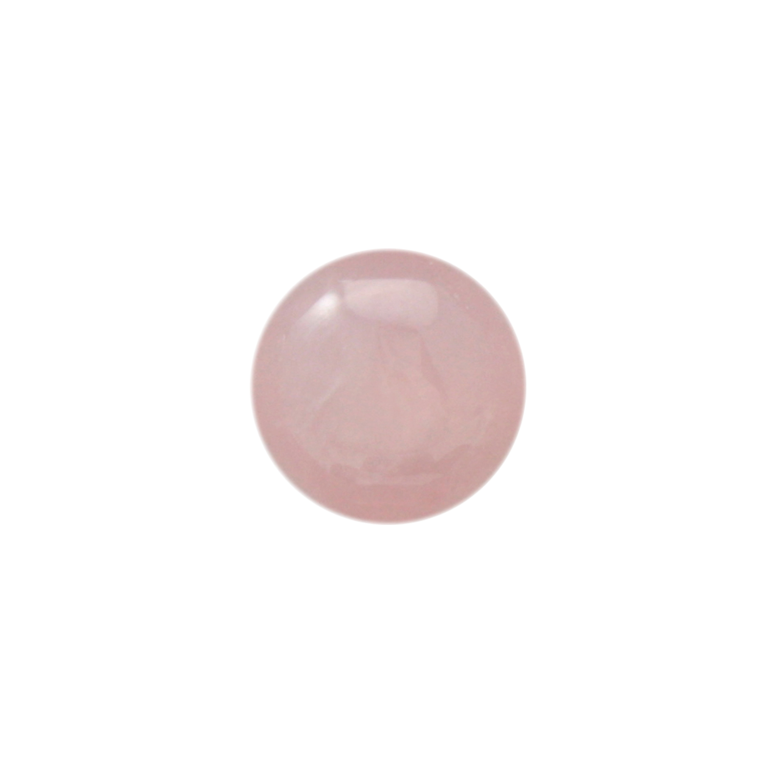 rose quartz cabochon smooth round 10mm | 2pc