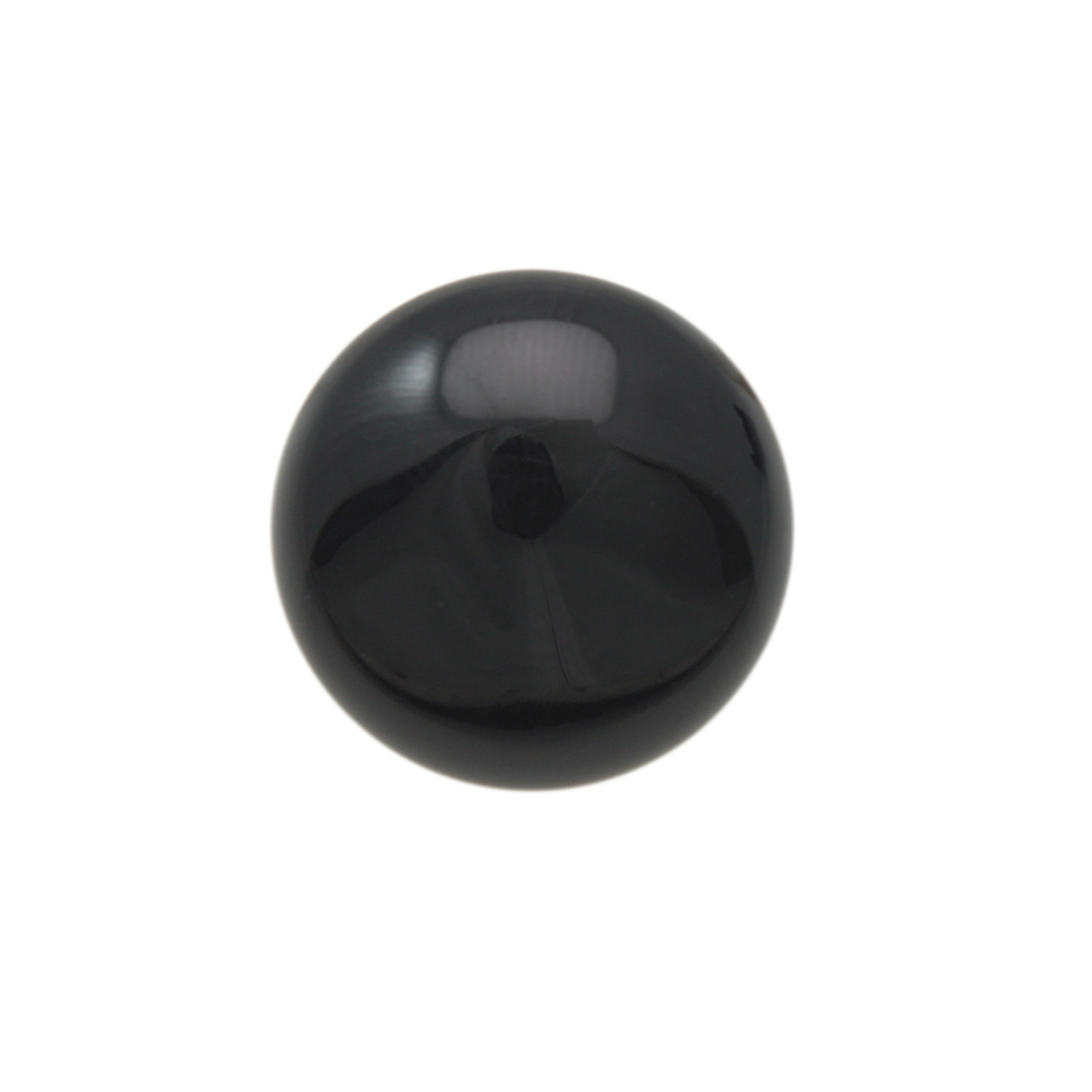 black onyx cabochon smooth round 20mm | 1pc