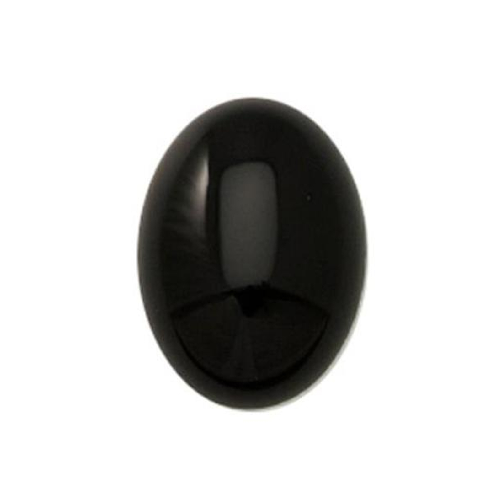 black onyx cabochon smooth oval 25x18mm | 1pc