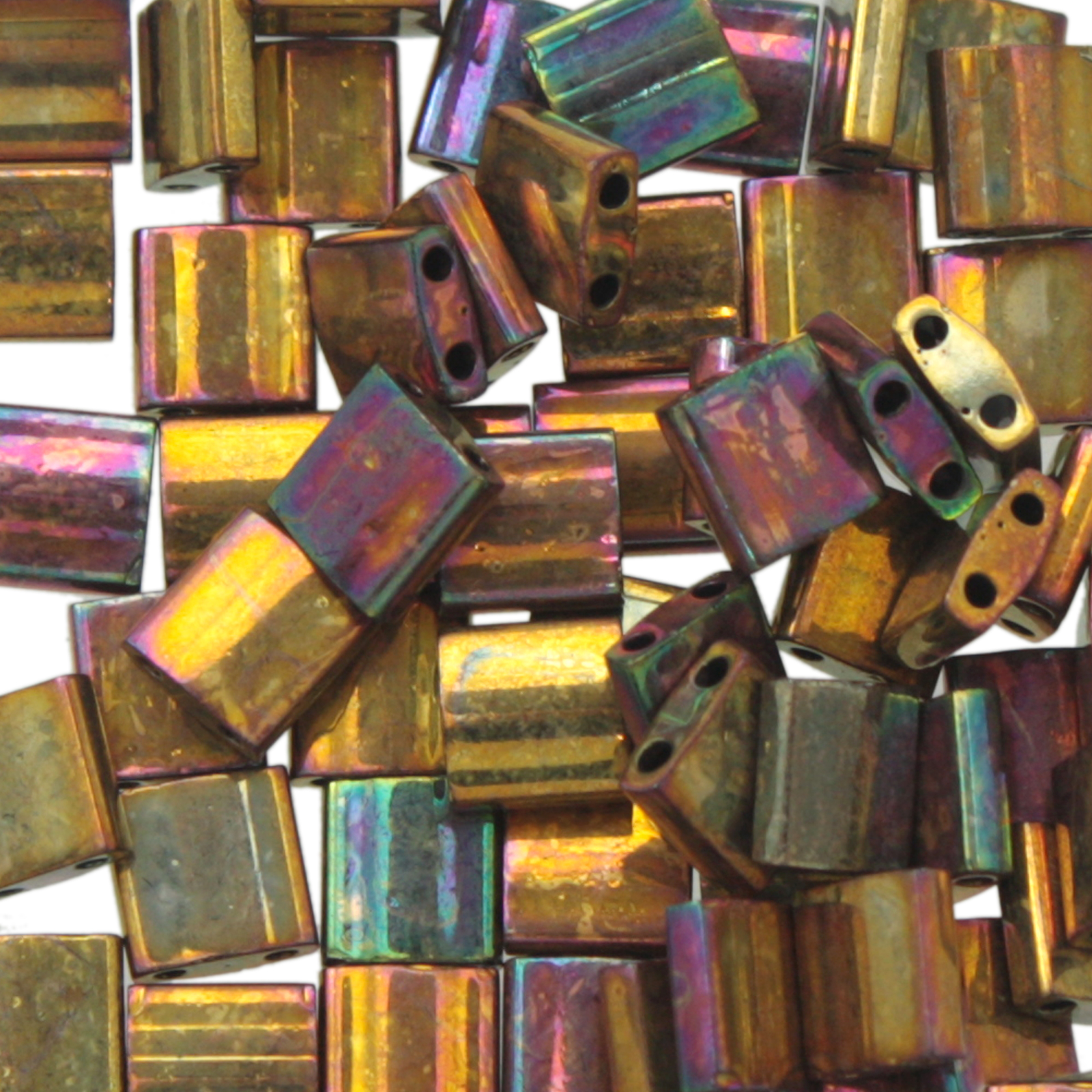 miyuki tila iris metallic gold 5mm | 5gr
