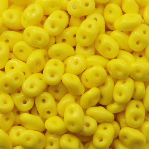 superduo seed beads 5x2,5mm - opaque yellow | 10gr