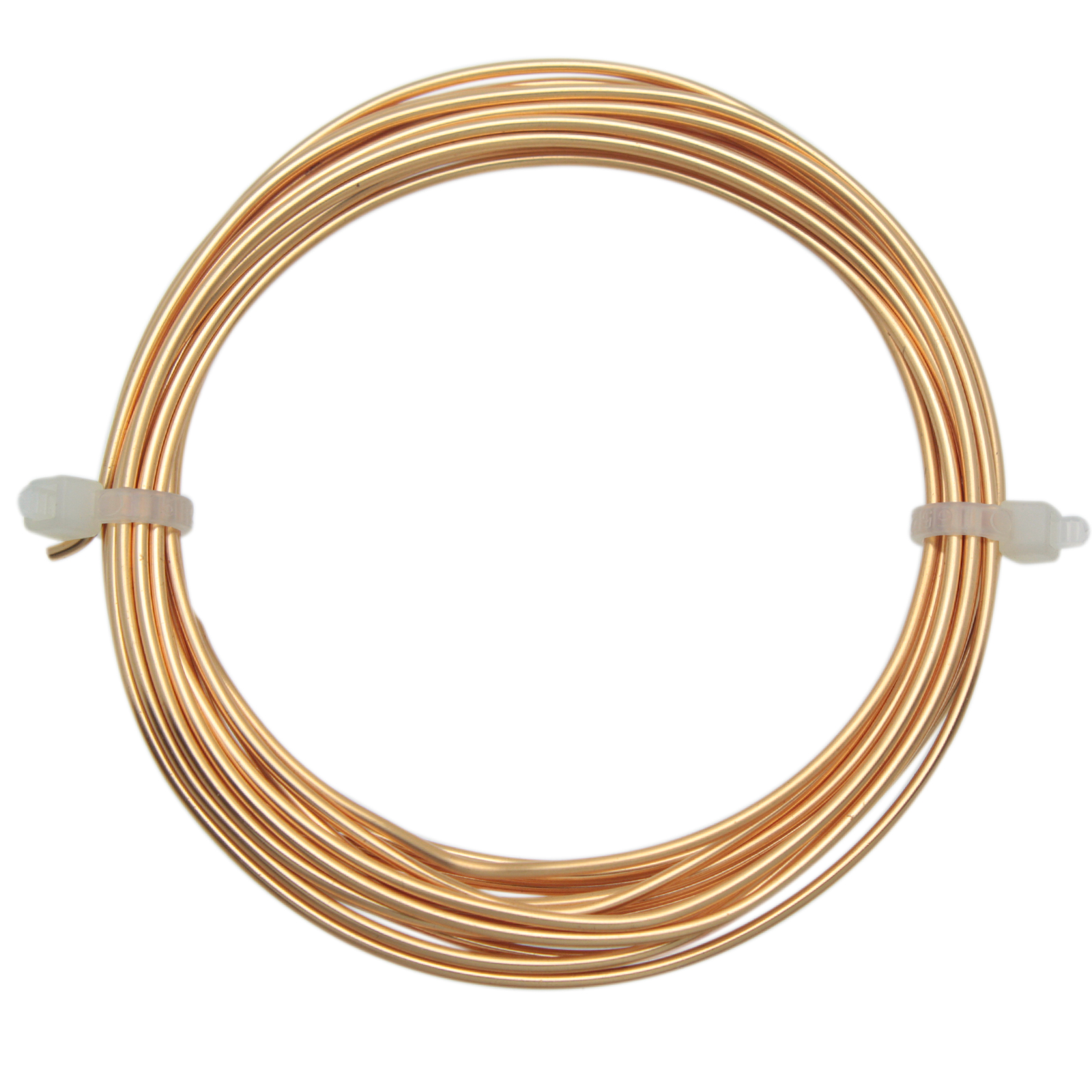 gold plated craft wire - diameter 1,25mm - 3mt spool | 1pc