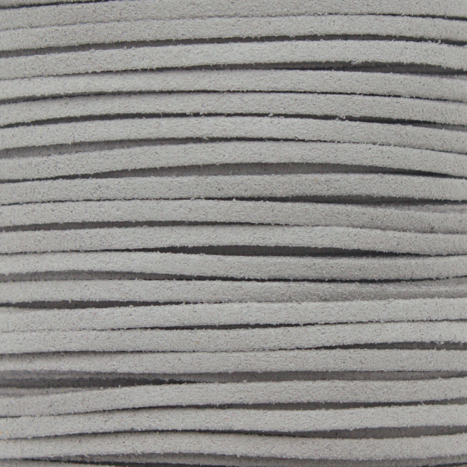 grey micro fiber suede 3x1,5mm | 2mt