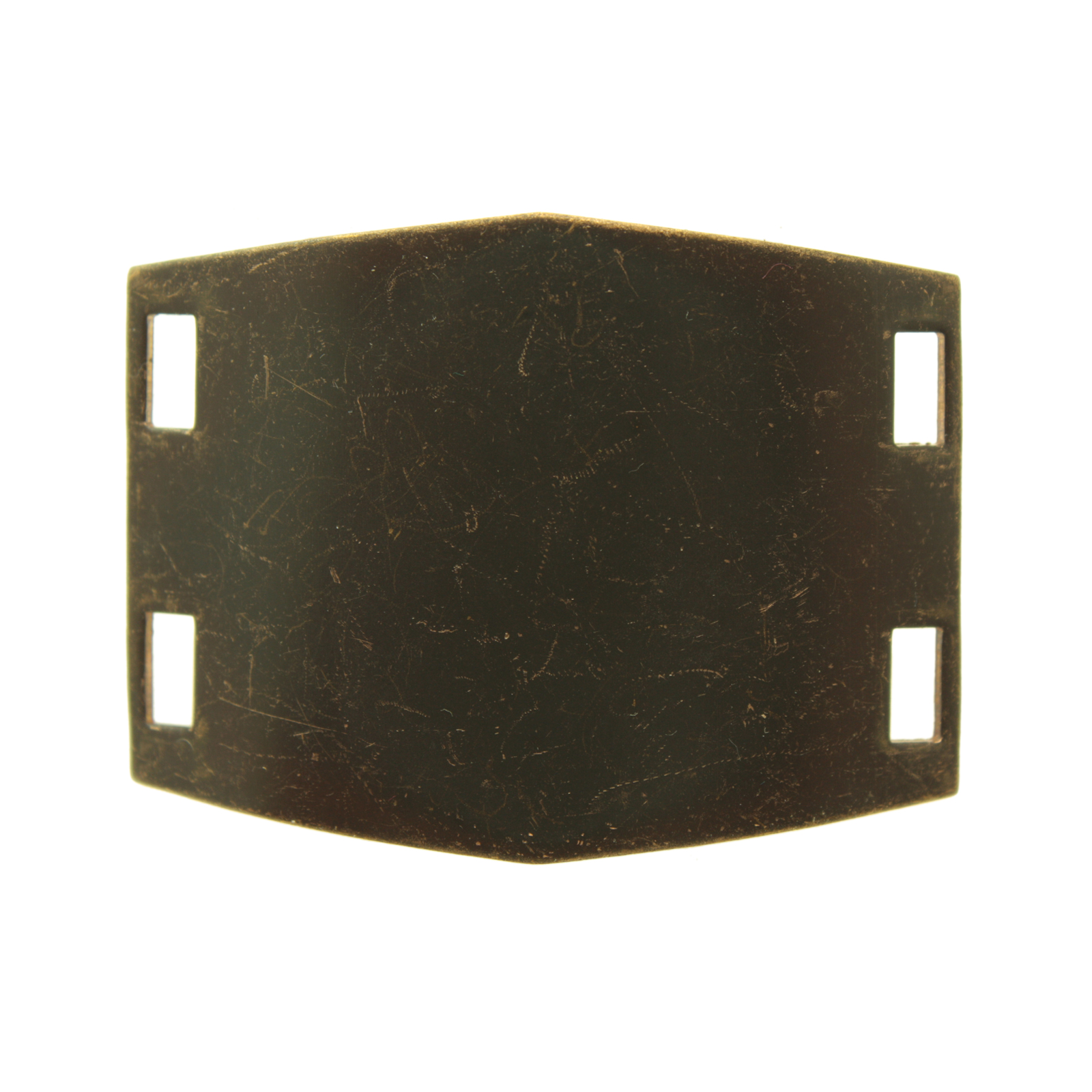 metal blanks vintaj natural brass wide blank connector 52x38mm | 1pc
