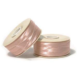 baby pink nymo nylon beading thread - size 0,30mm - 58mt spool | 1pc