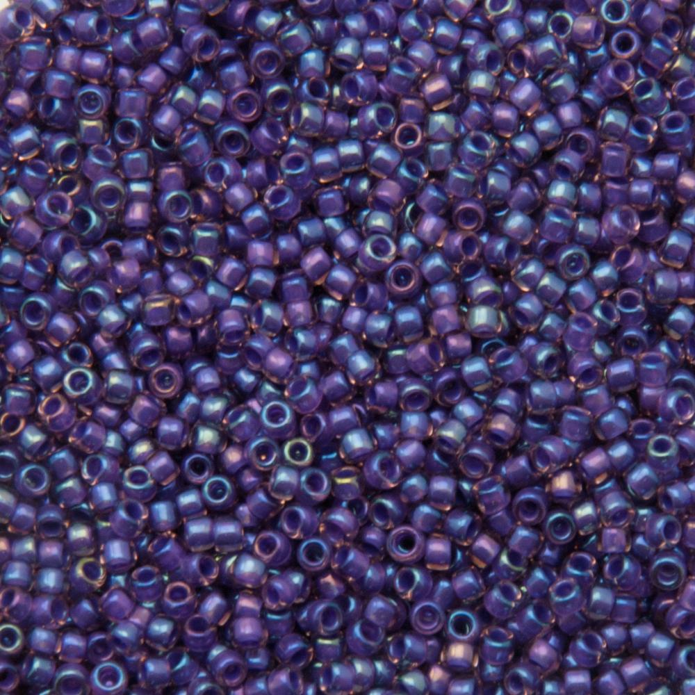 saatperlen toho 15/0 inside color rainbow rosaline/purple lined (928) | 10gr