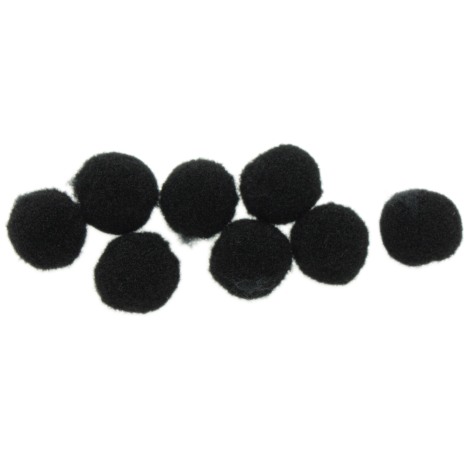 pon pon black 10mm | 50pc
