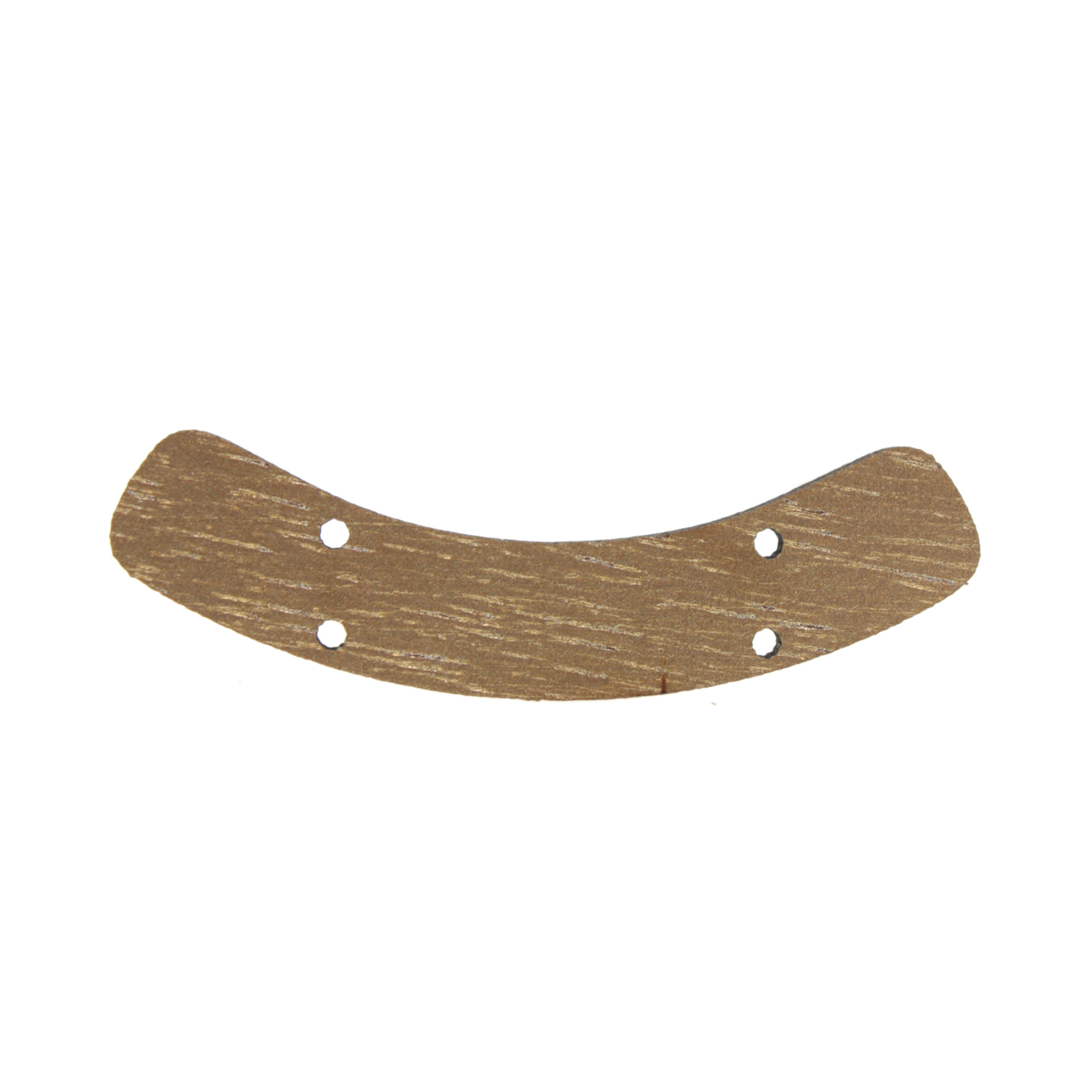 holz zwischenteil bar 4 löcher - gold - 52x10mm | 2st