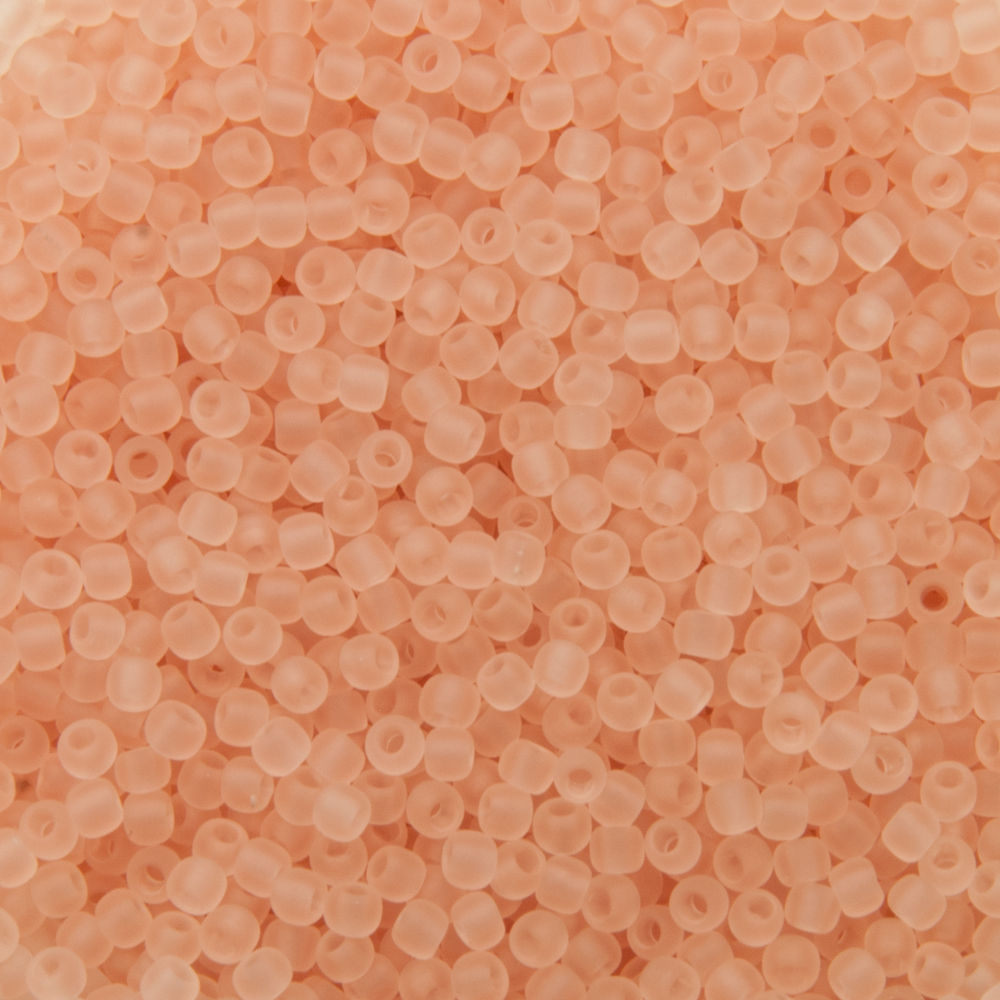 rocaille toho seed beads 11/0 transparent frosted rosaline (11f) | 10gr