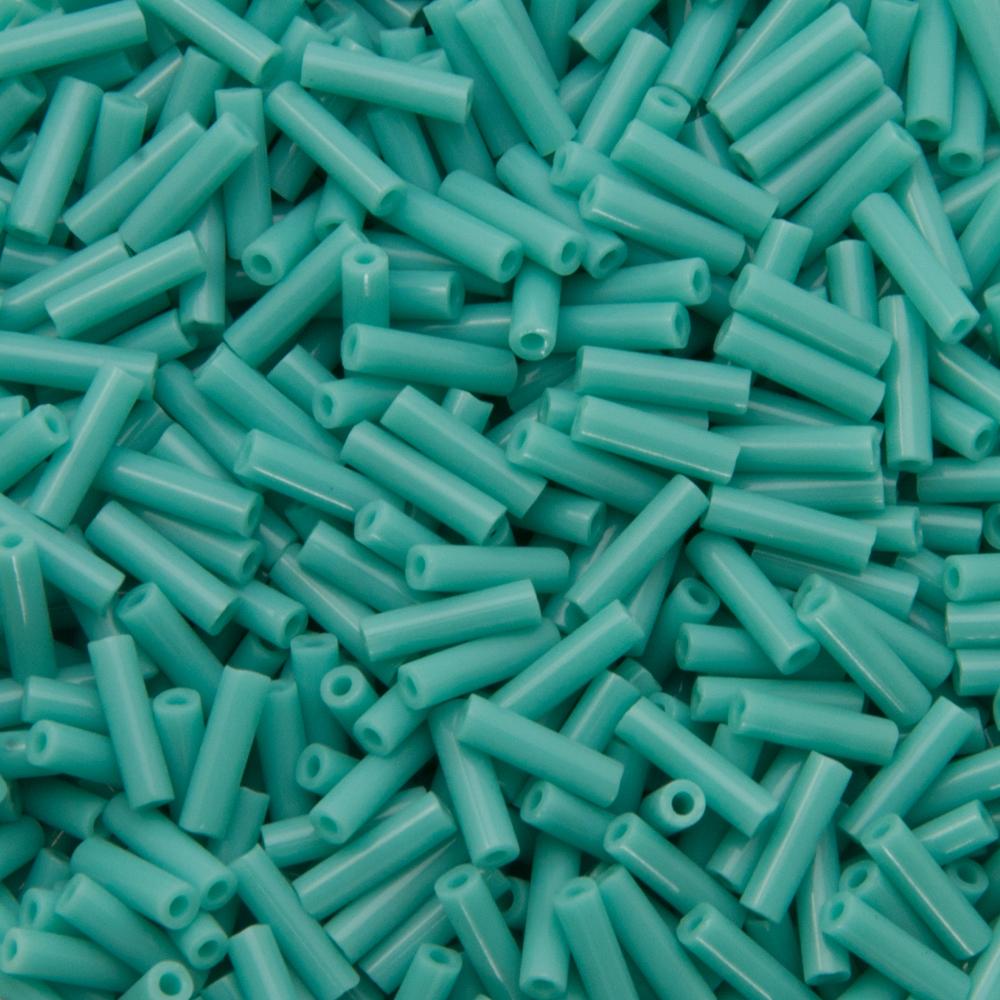 bugle miyuki 6mm opaque turquoise (412) | 10gr