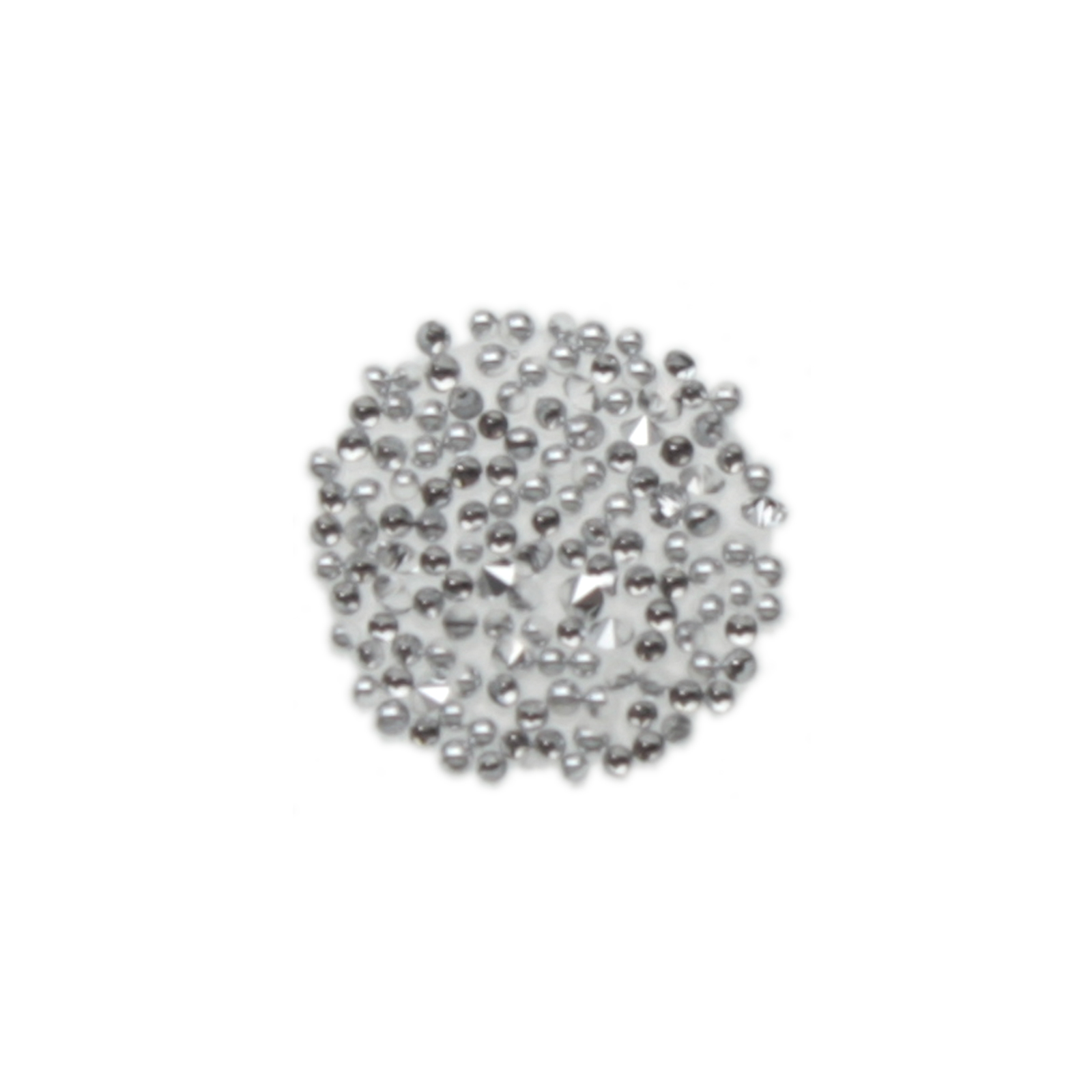 crystal fabric - crystal comet argent light - transparent tondo 10mm | 4st