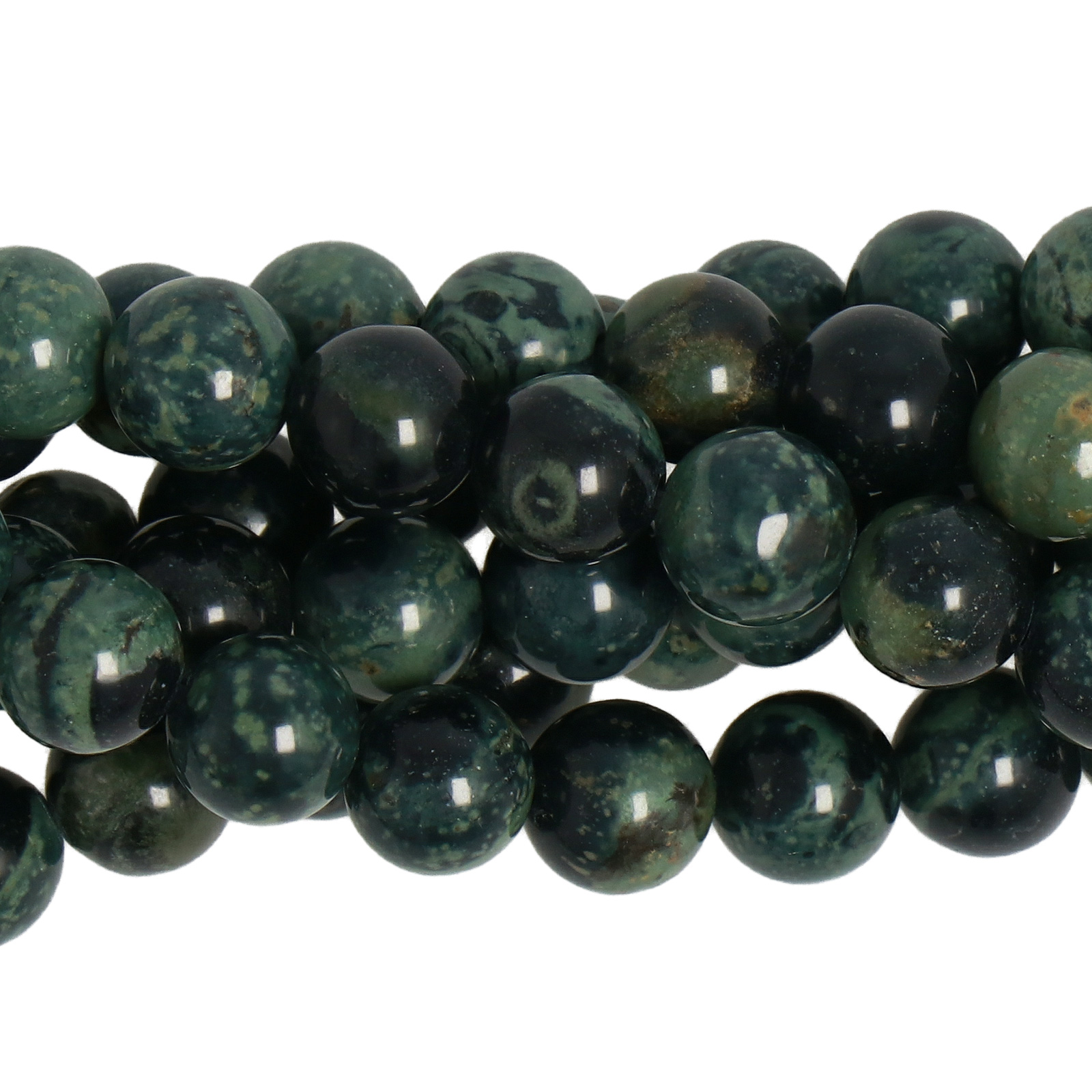 kambaba jasper smooth round 6mm | 15/16-inch strand