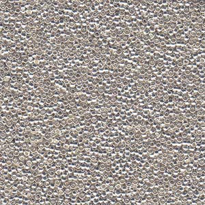 miyuki rocailles 15/0 - bright sterling plated | 5gr