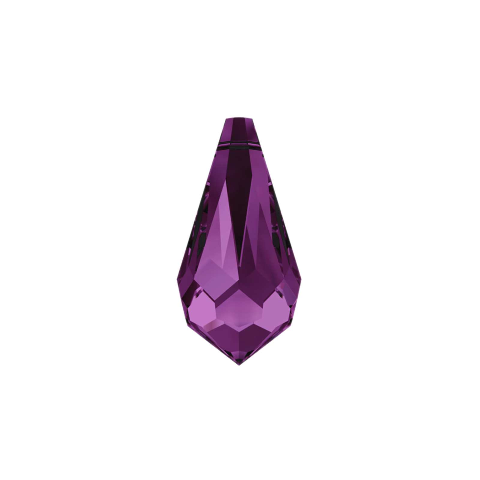 teardrop (6000) amethyst 11x5,5mm | 4pc
