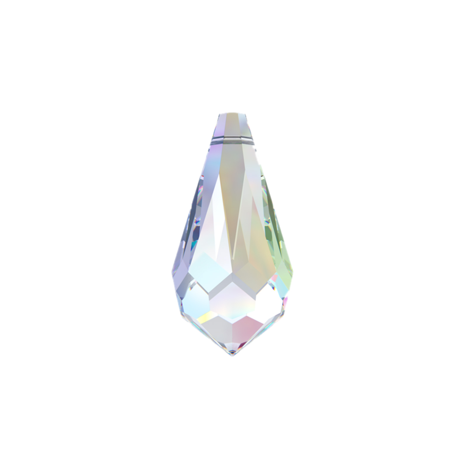 teardrop (6000) crystal ab 11x5,5mm | 4pc