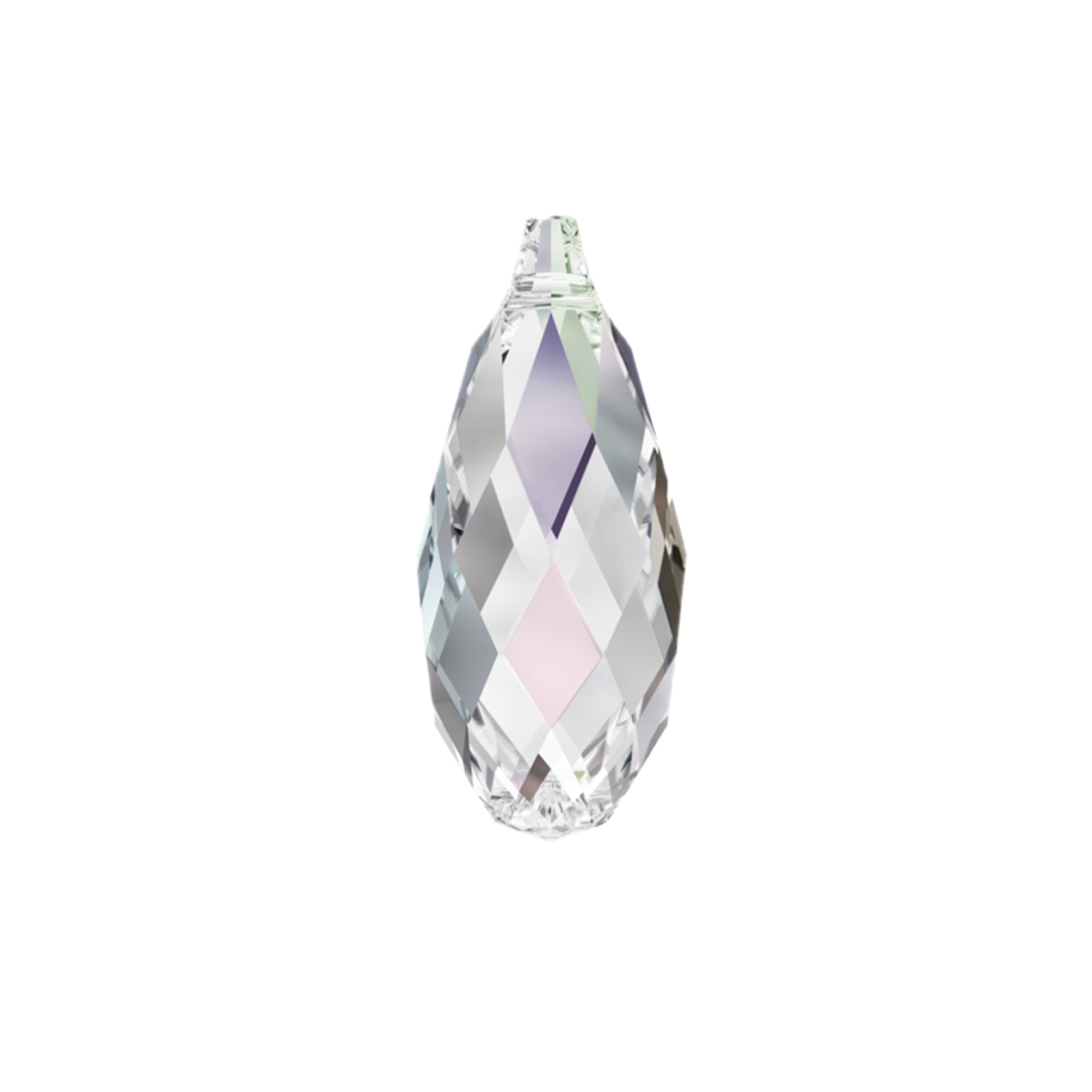 briolette (6010) crystal ab 13x6,5mm | 2pc