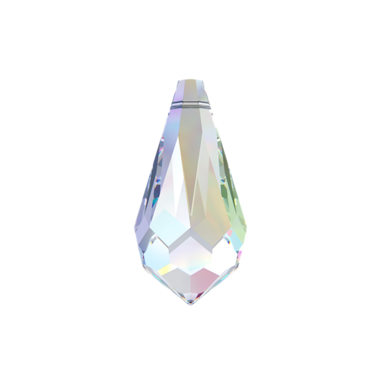 teardrop (6000) crystal ab 15x7,5mm | 2pc