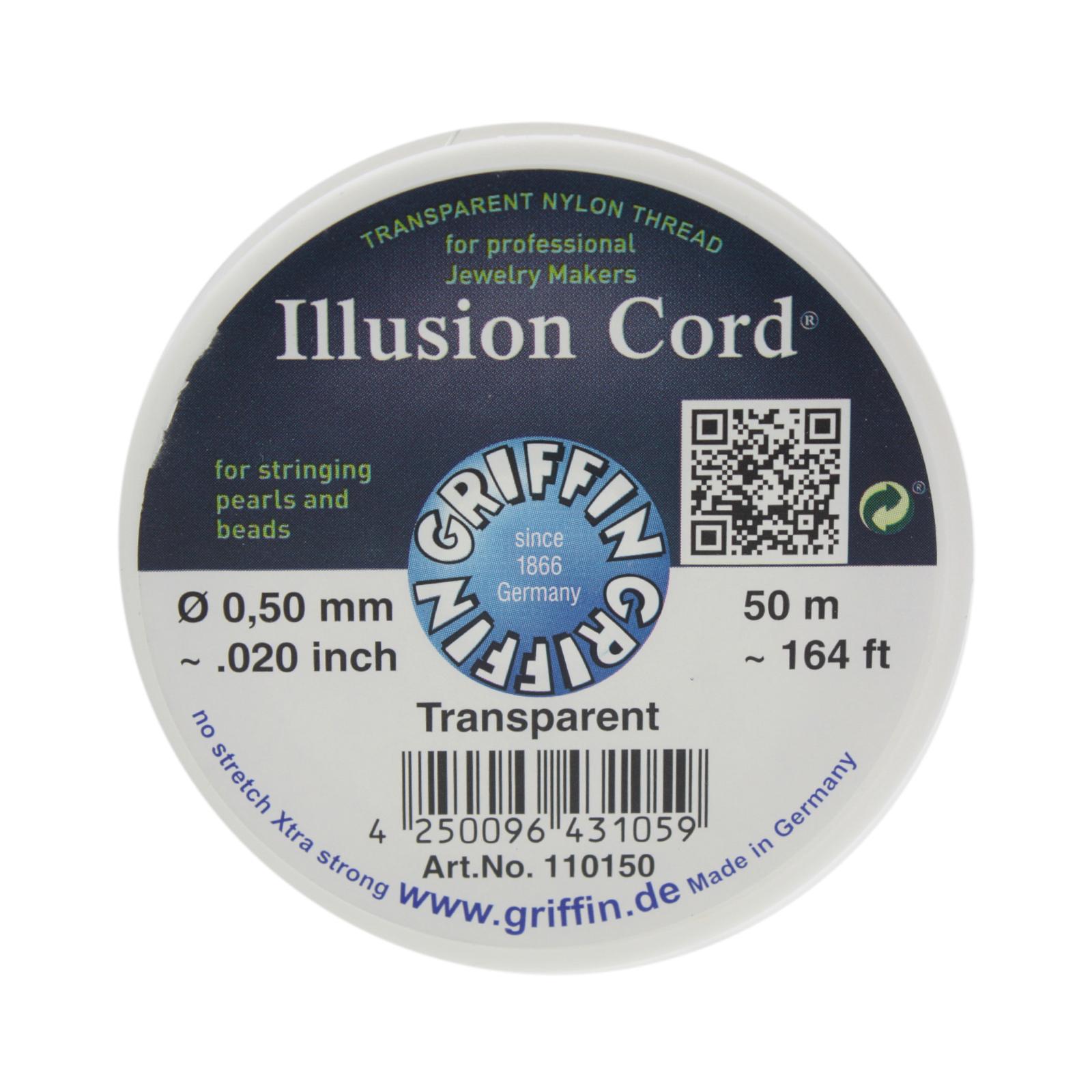 illusion cord - size 0,50mm - 50mt spool | 1pc