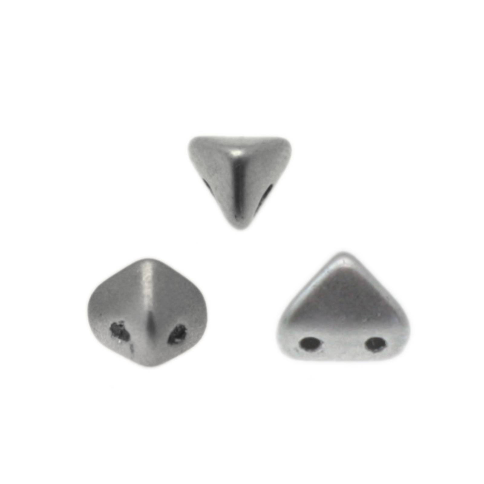 super-kheops par puca beads - crystal aluminum - 6mm | 10gr