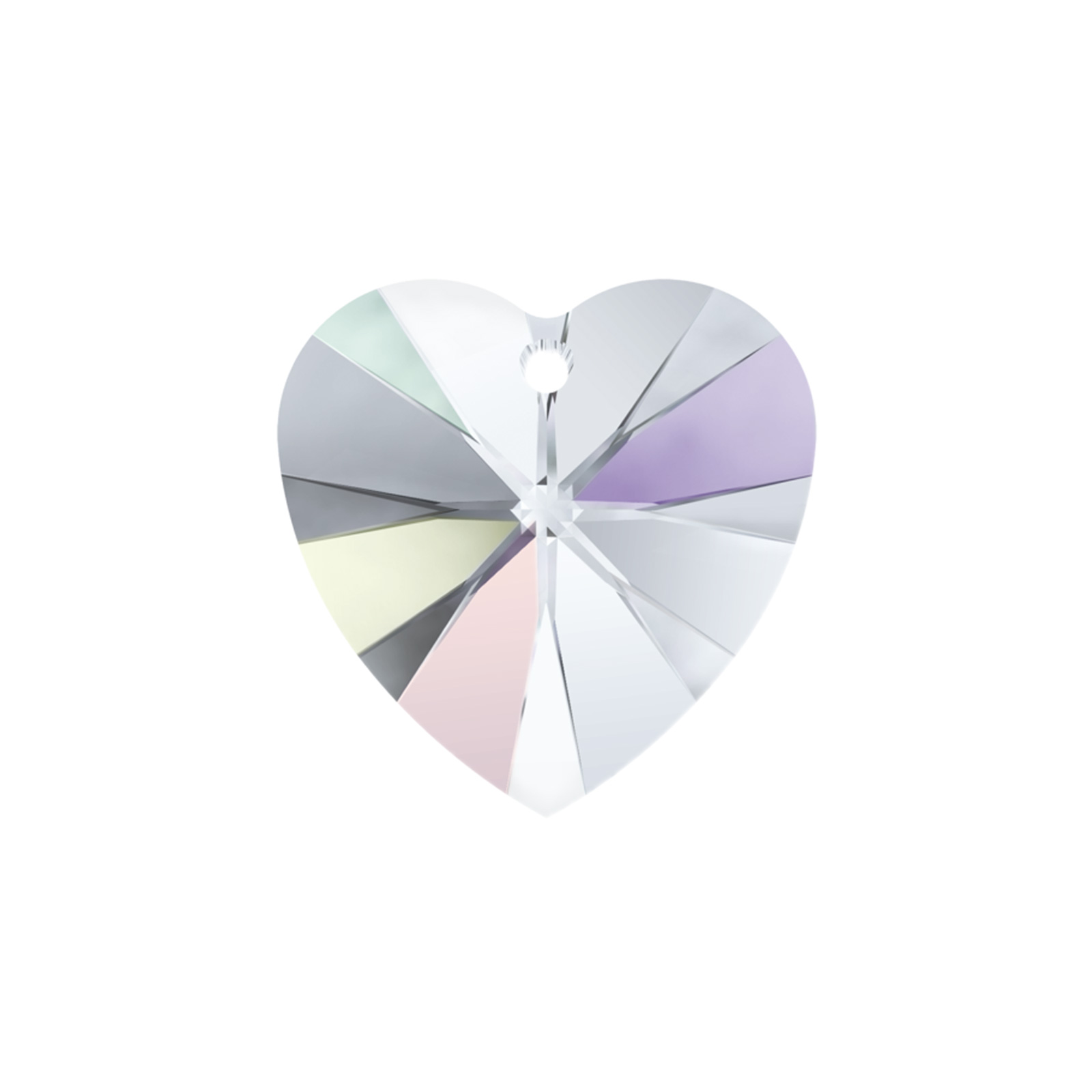 heart (6228) crystal ab 14mm | 2pc
