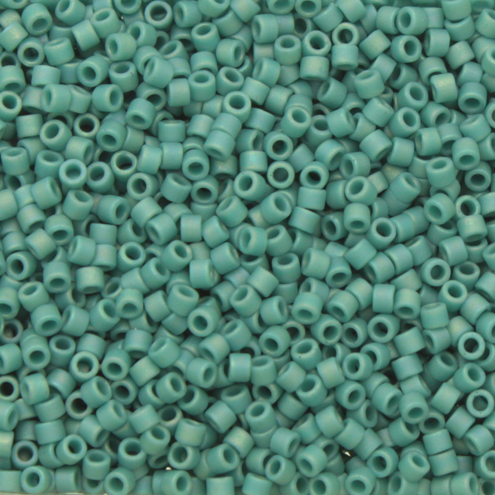 miyuki delica 11/0 - opaque glazed nile blue matte ab | 8gr